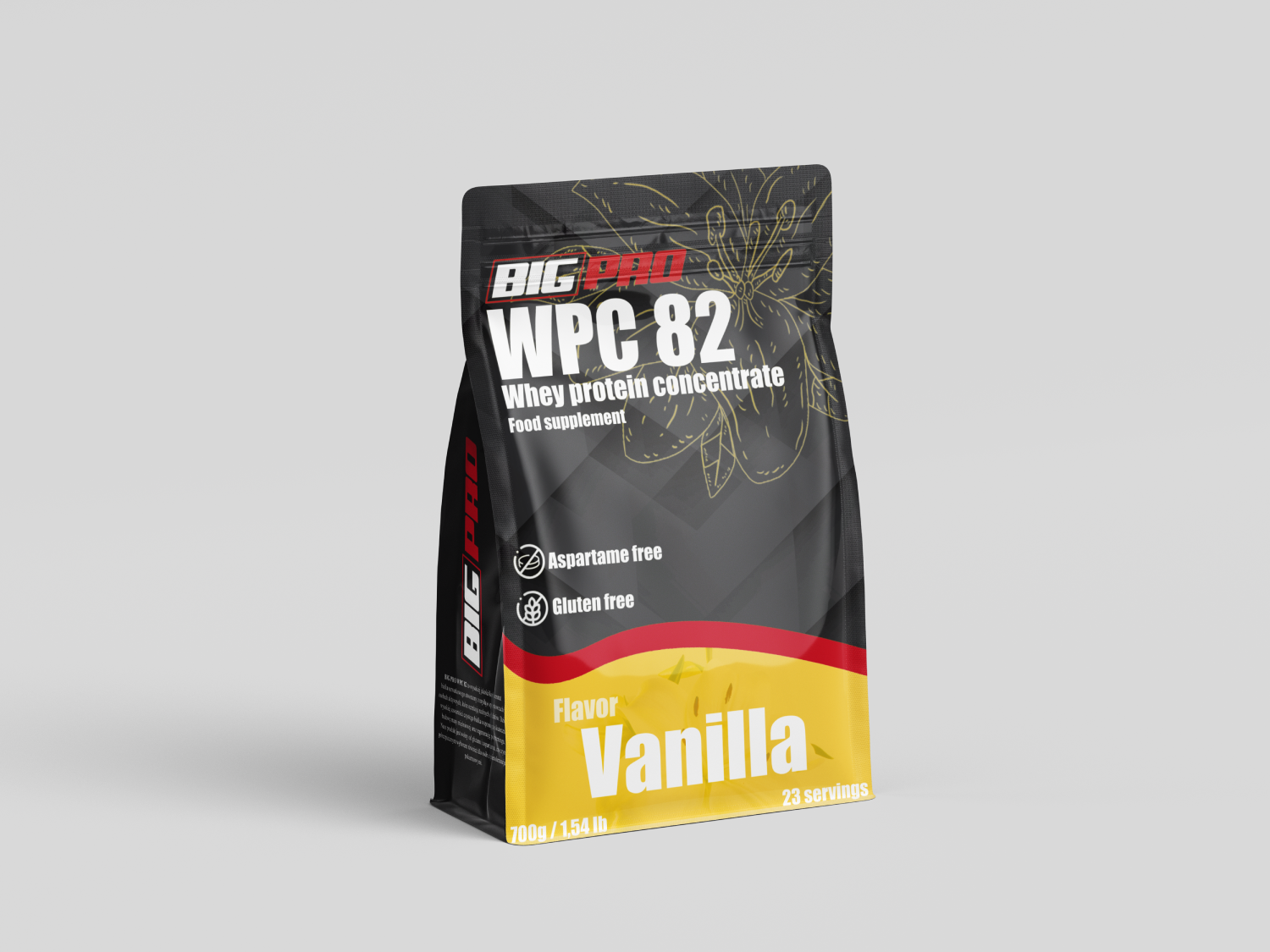 Big Pro gainer mockup